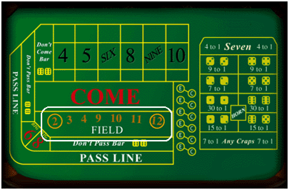Playing The Field Craps